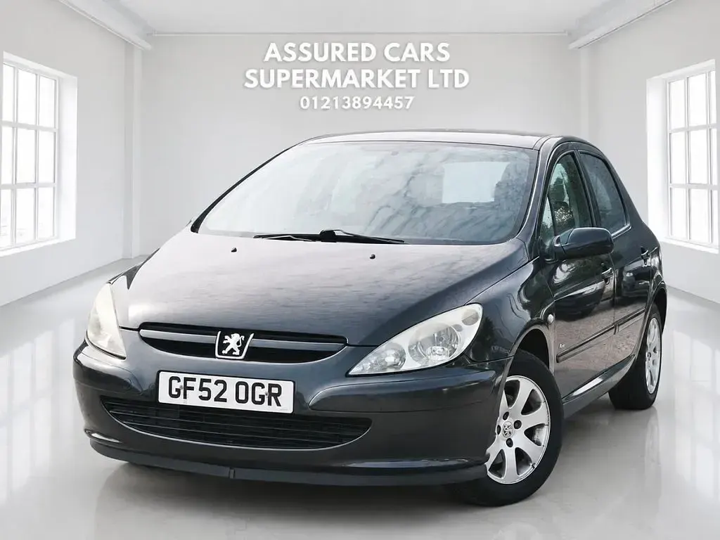 Used Peugeot 307 110 HP (80 kW) 2002 Black Hatchback