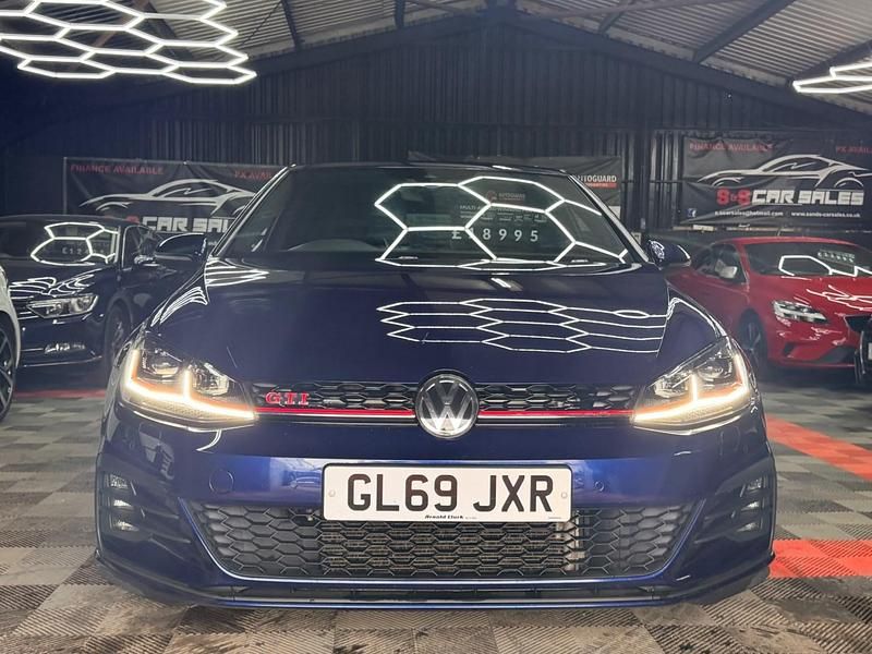 Used VW Golf VII GTI 245 HP (180 kW) 2019 Blue Hatchback