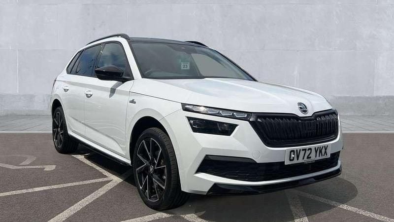 Moon white metallic Used 2022 Skoda Kamiq Monte Carlo SUV | £20,190 (A bit pricey) - Image 1/4
