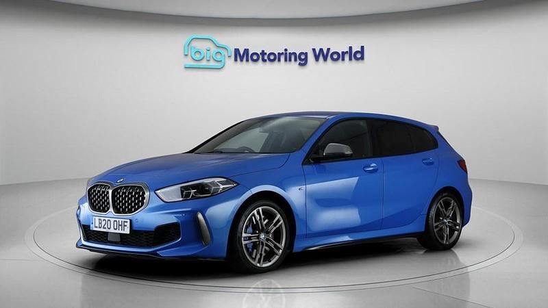 Used BMW M135 306 HP (225 kW) 2020 Blue Hatchback
