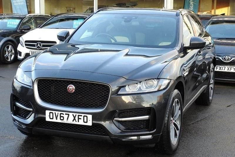 Grey Used 2017 Jaguar F-Pace R-Sport SUV | £15,985 (Fair price) - Image 1/1