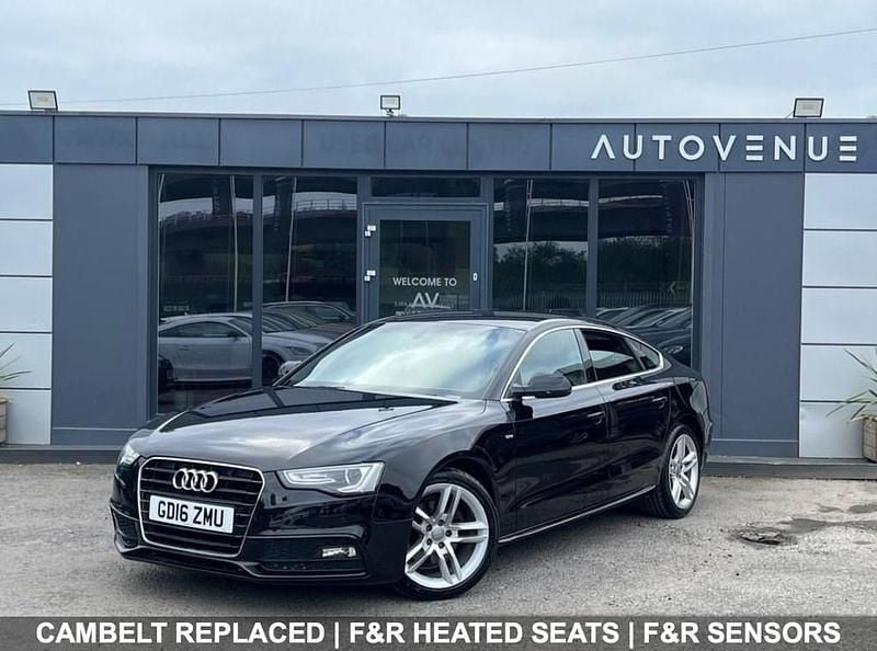 Black Used 2016 Audi A5 Sportback S-Line Hatchback | £12,490 (Good price) - Image 1/4