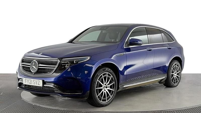 Blue Used 2021 Mercedes EQC400 AMG line SUV | £21,920 (Good price) - Image 1/4