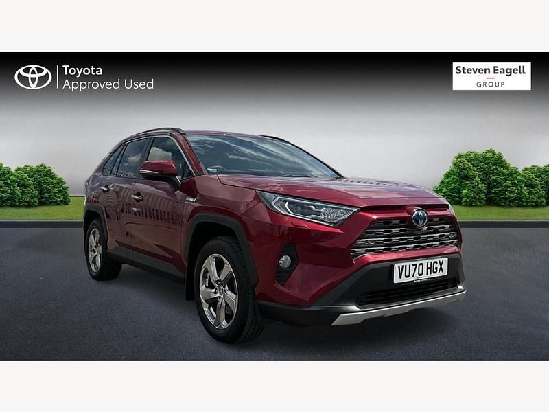 Red Used 2020 Toyota RAV4 Hybrid SUV | £27,499 (Expensive) - Image 1/3