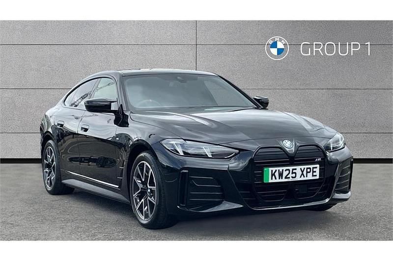 Black sapphire metallic paint New 2025 BMW i4 Shadowline Sedan | £44,993 (Super price) - Image 1/4