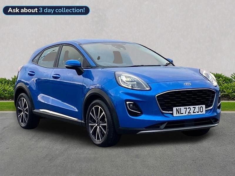 Blue Used 2022 Ford Puma Gen-E Titanium Hatchback | £13,980 (Good price) - Image 1/4