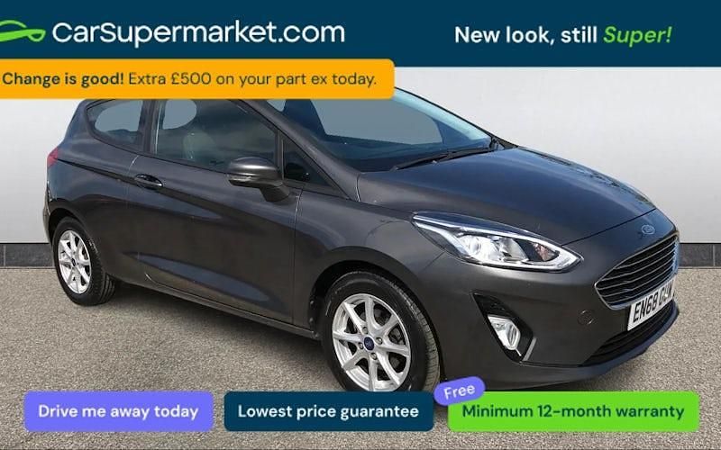 Used Ford Fiesta Zetec 101 HP (74 kW) 2019 Grey Hatchback