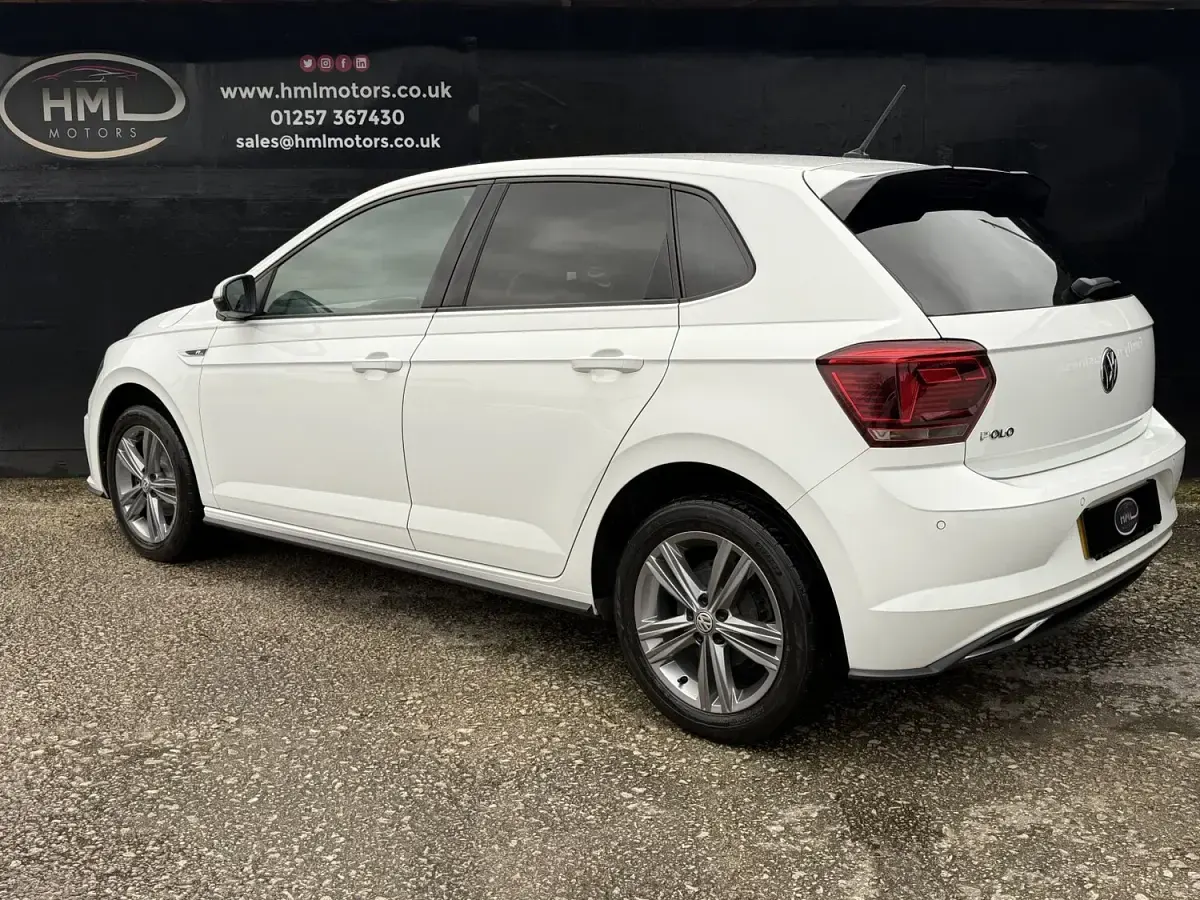 Usado VW Polo R-line 95 HP (69 kW) 2019 Branco Citadino