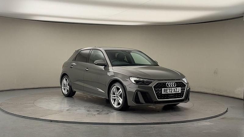 Used Audi A1 Sportback S-Line 150 HP (110 kW) 2022 Chronos gray metallic/chronos gray metallic Hatchback