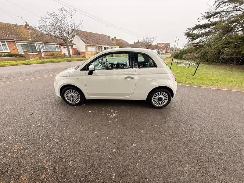 Used Fiat 500 Lounge 69 HP (50 kW) 2010 White Hatchback