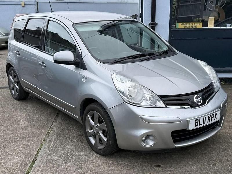 Used Nissan Note N-TEC 110 HP (80 kW) 2011 Silver Hatchback