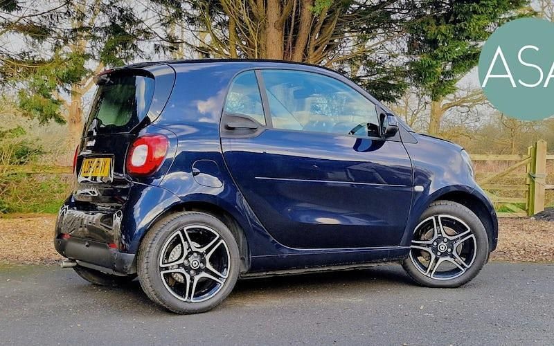 Used Smart ForTwo Coupé 90 HP (66 kW) 2018 Blue Coupe