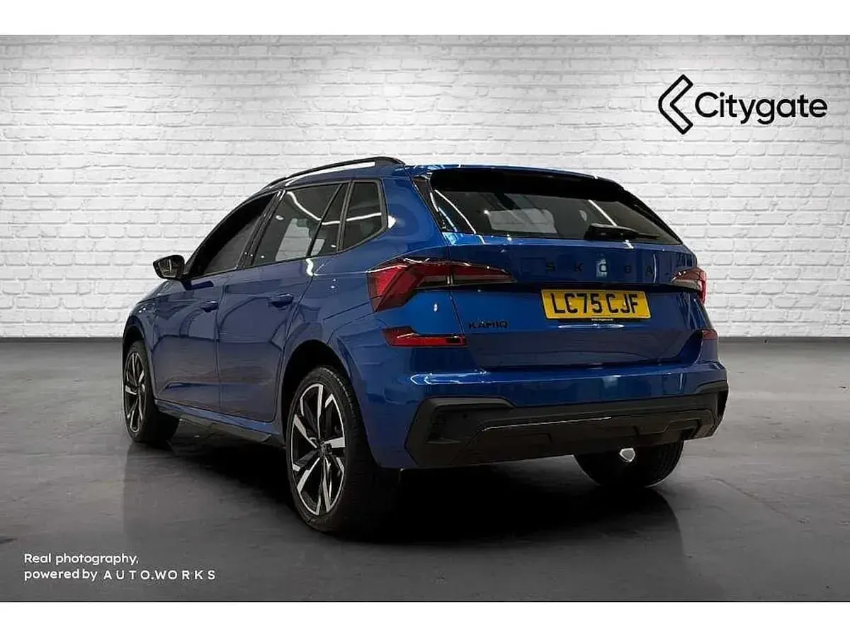 Used Skoda Kamiq Monte Carlo 85 HP (62 kW) 2025 Race blue metallic SUV