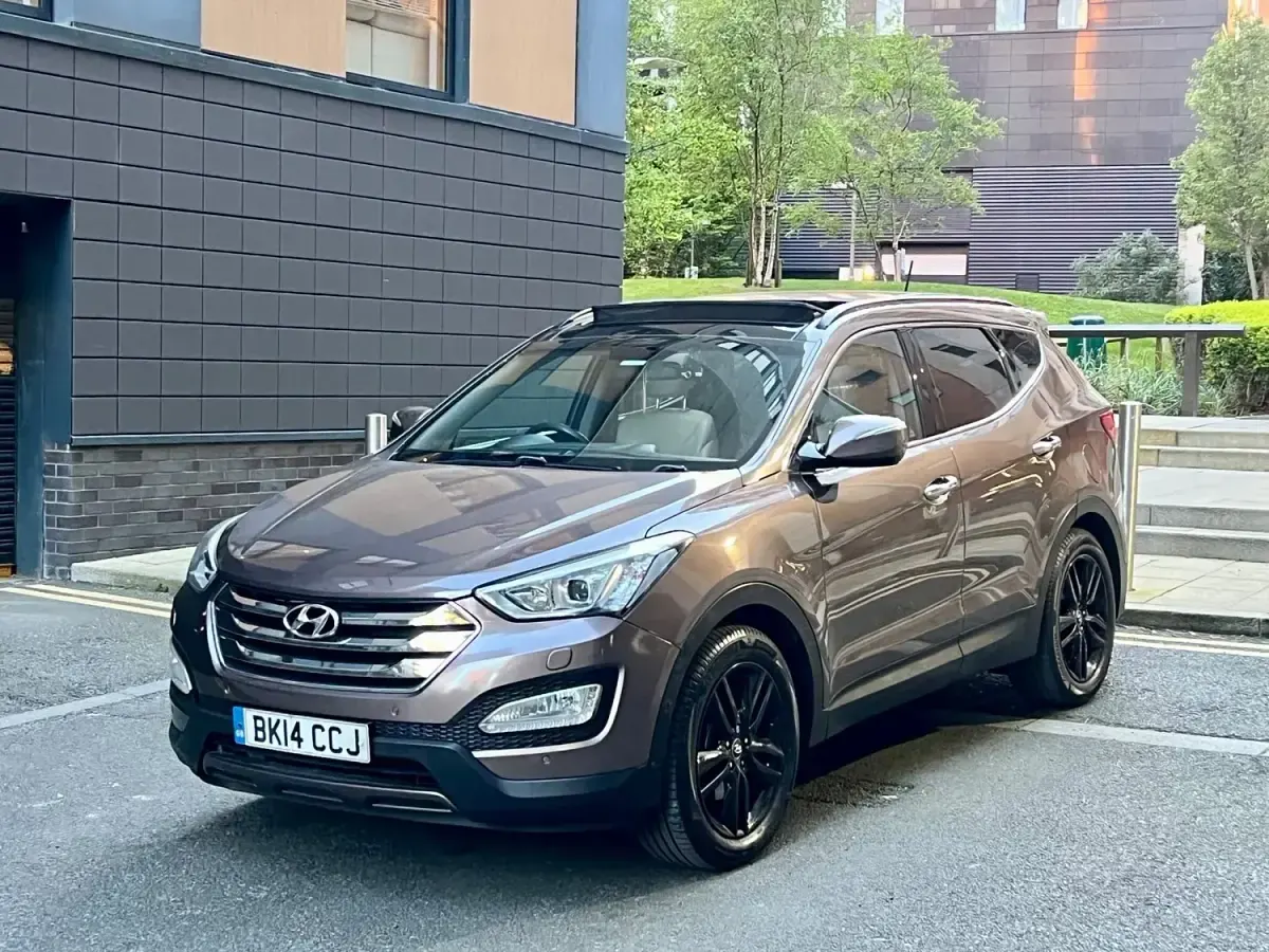 Begagnad Hyundai Santa Fe Premium SE 2014 Brun SUV