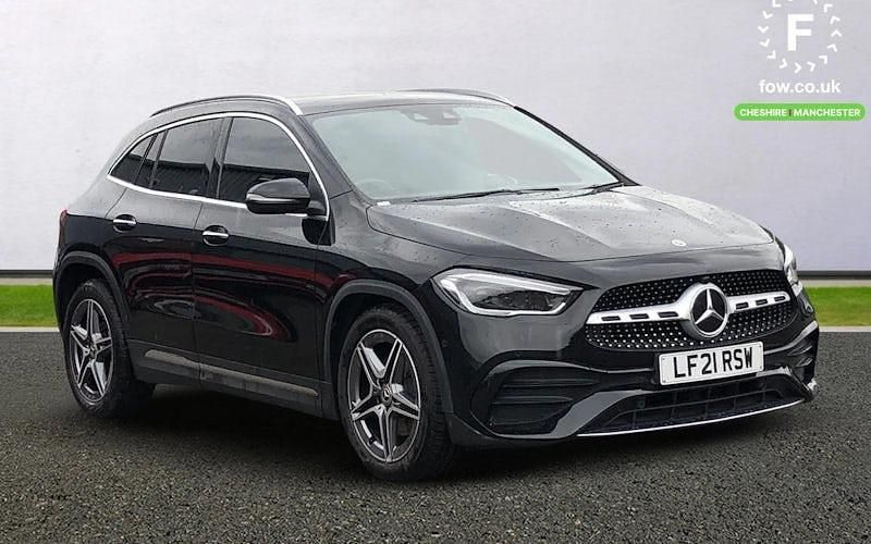 Black Used 2021 Mercedes GLA180 AMG Line Premium Plus SUV | £23,899 (Fair price) - Image 1/4