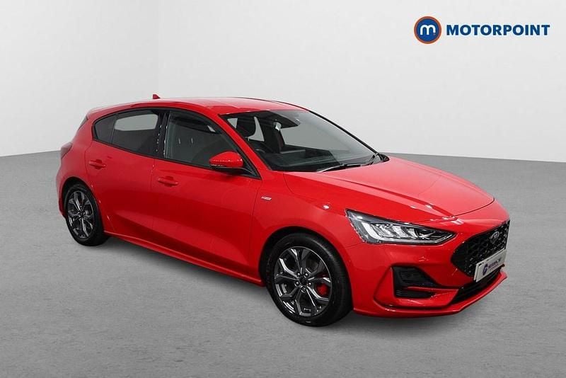 Red Used 2024 Ford Focus ST-Line Hatchback | £19,799 (Fair price) - Image 1/4