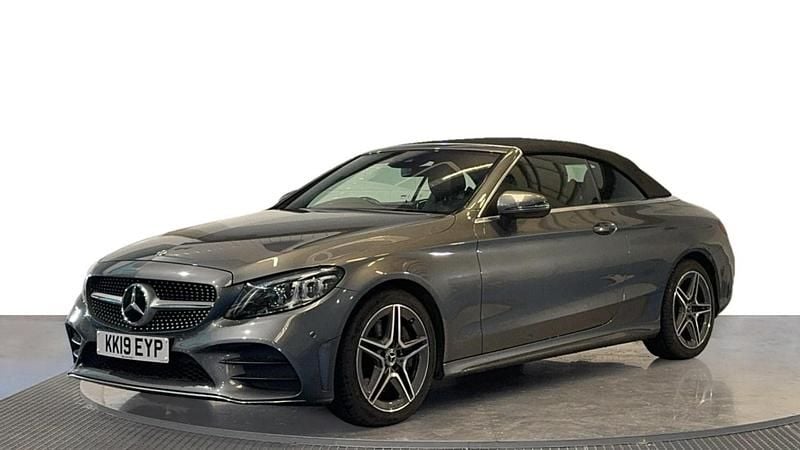 Grey Used 2019 Mercedes C300 AMG Line Premium Cabriolet | £20,870 (Good price) - Image 1/4