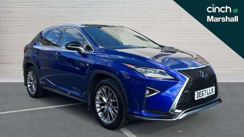 Blue Used 2017 Lexus RX450h Sport Line SUV | £23,300 (Fair price) - Image 1/4