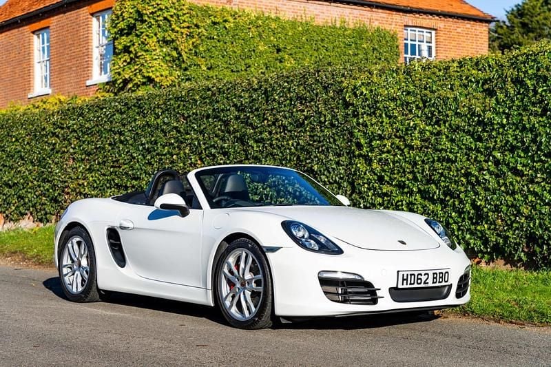 Used Porsche Boxster 2012 White Cabriolet
