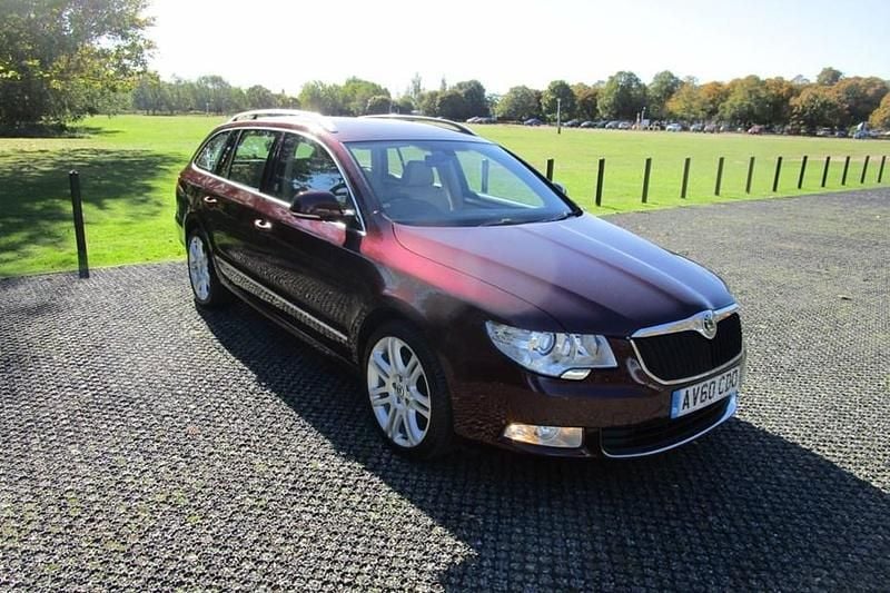 Maroon Used 2010 Skoda Superb Elegance Estate | £5,495 (A bit pricey) - Image 1/1