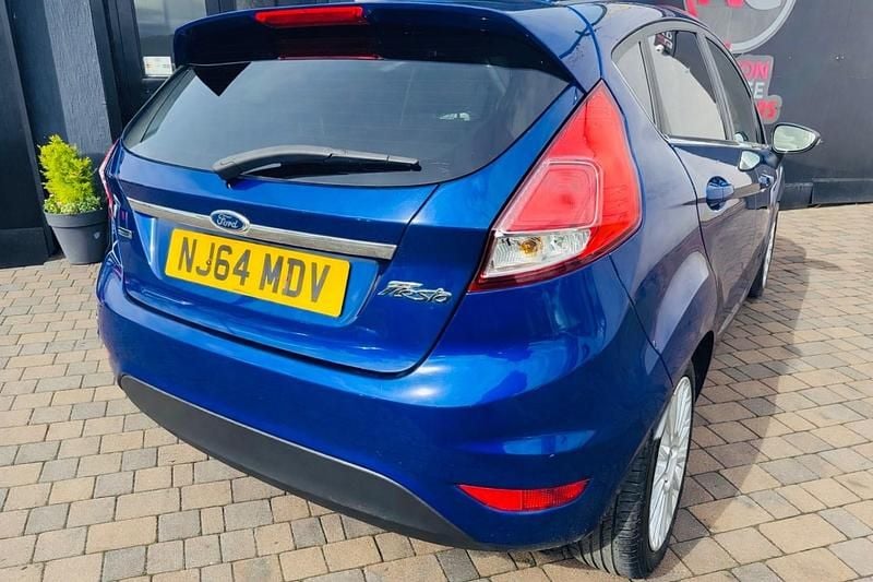 Used Ford Fiesta Titanium 2014 Blue Hatchback