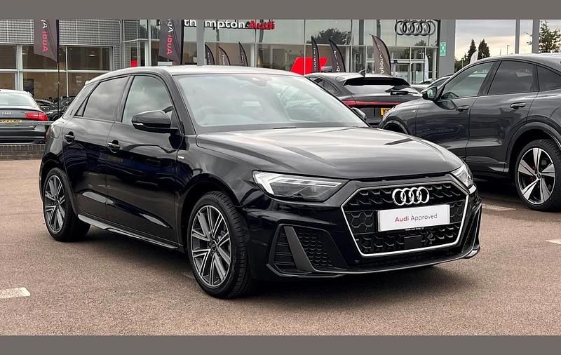 Black Used 2025 Audi A1 S-Line Hatchback | £25,413 (A bit pricey) - Image 1/4