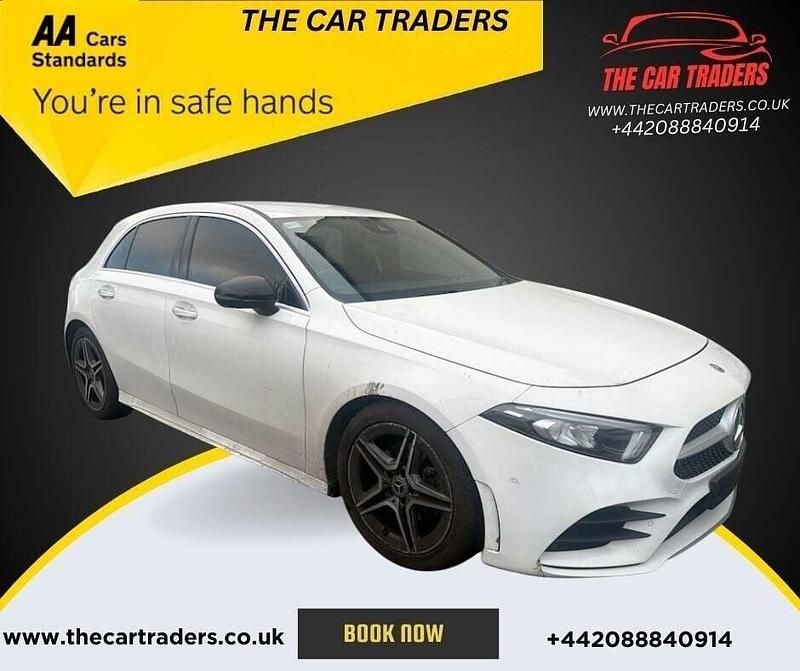 White Used 2019 Mercedes A180 AMG line Hatchback | £11,788 (Fair price) - Image 1/4