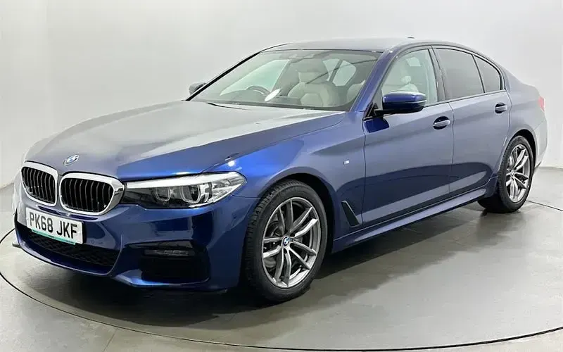 Used BMW 520 M Sport 190 HP (139 kW) 2018 Blue Sedan