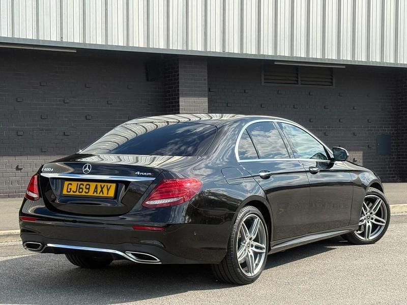 Used Mercedes E400 AMG line 2019 Black Sedan