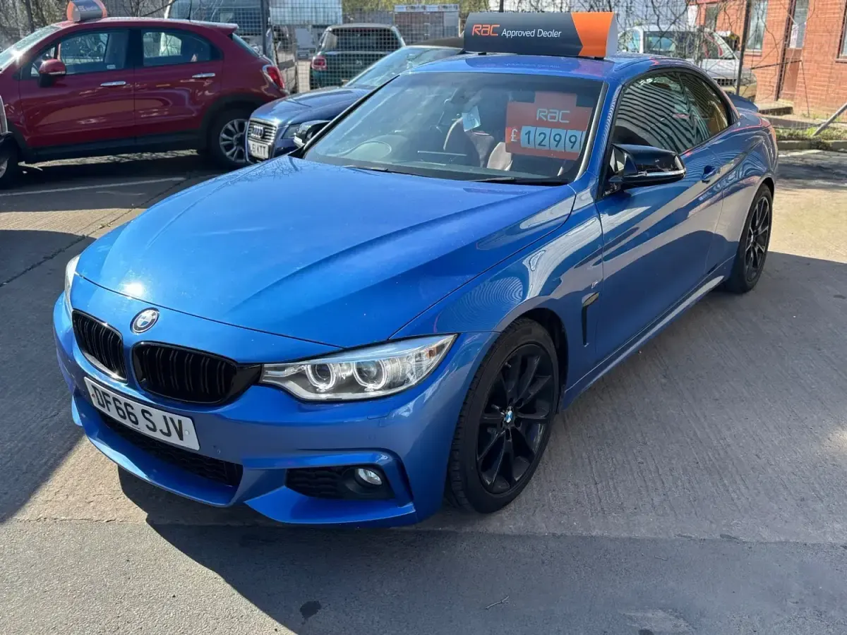 Begagnad BMW 420 M Sport 2016 Blå Cab