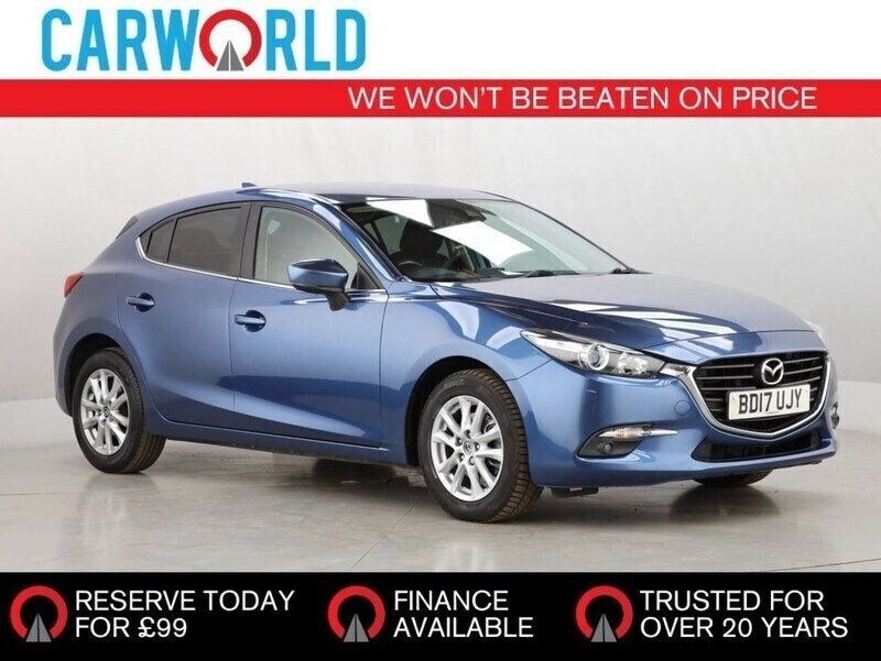 Blue Used 2017 Mazda 3 Hatchback | £7,990 (Fair price) - Image 1/3