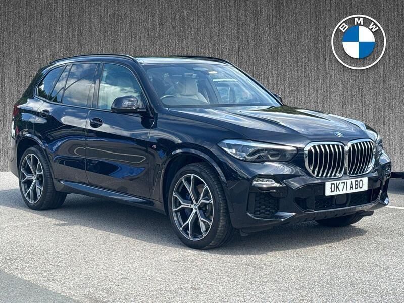 Black Used 2021 BMW X5 M Sport SUV | £41,969 (Good price) - Image 1/4