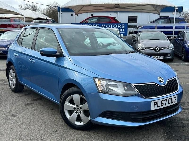 Used Skoda Fabia SE 110 HP (80 kW) 2018 Blue Hatchback