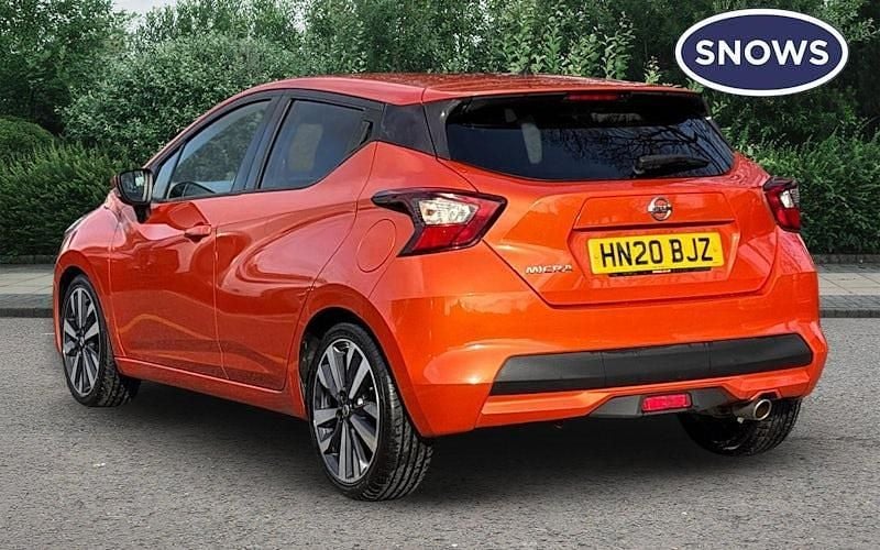 Used Nissan Micra Acenta 117 HP (86 kW) 2020 Orange Hatchback