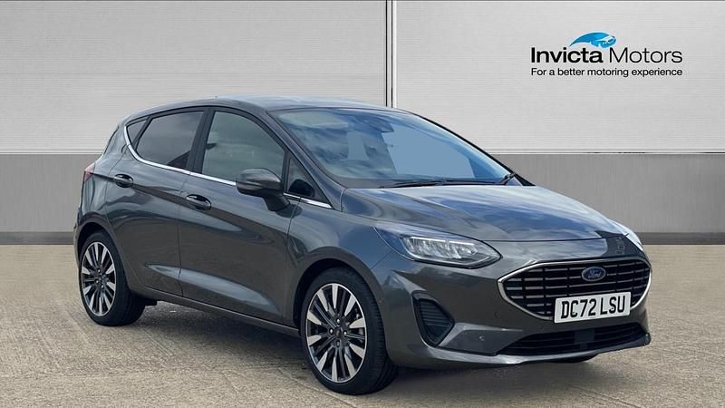 Grey Used 2022 Ford Fiesta Titanium Hatchback | £15,600 (A bit pricey) - Image 1/4