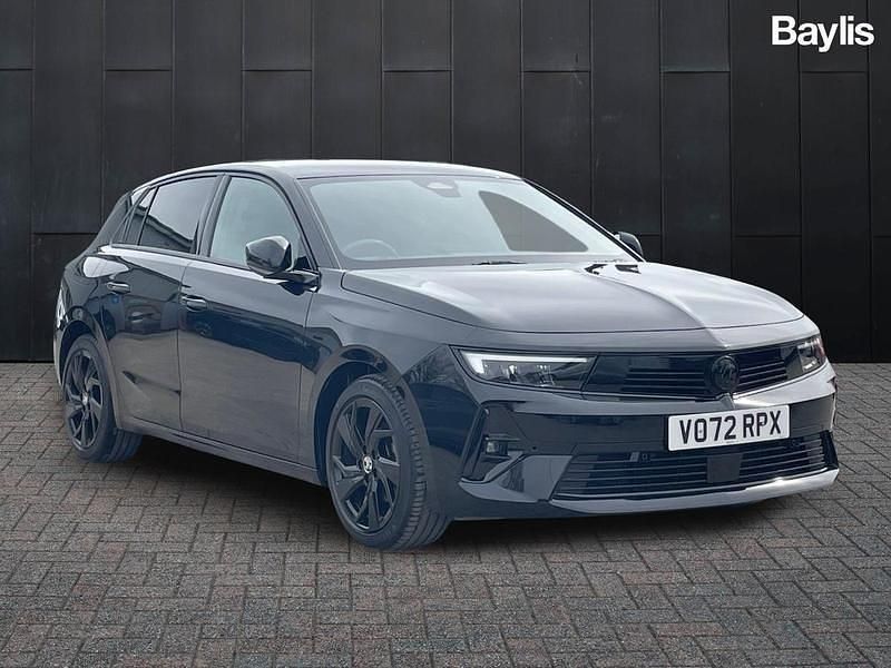 Used Vauxhall Astra GS Line 130 HP (95 kW) 2022 Black Hatchback