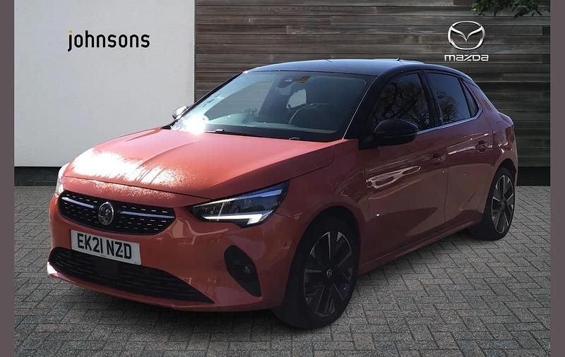 Second-hand Vauxhall Corsa-e Elite 100 kW (136 CP) 2021 Portocaliu Hatchback