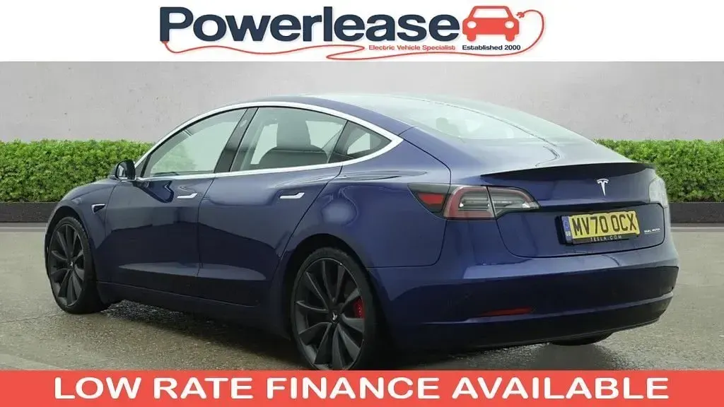 Usado Tesla Model 3 Performance 82 kW (112 CV) 2020 Azul Berlina