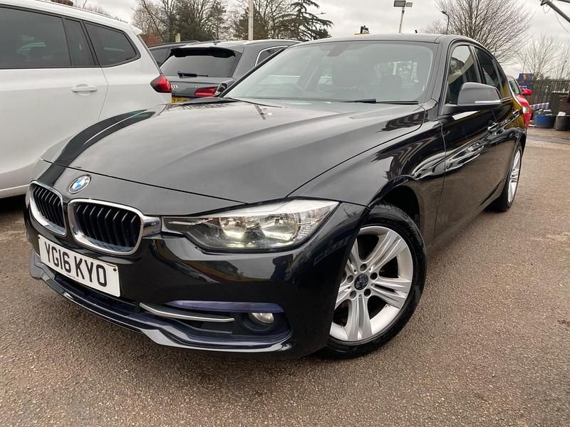 Black Used 2016 BMW 318 Sport Line Sedan | £10,249 (Fair price) - Image 1/4