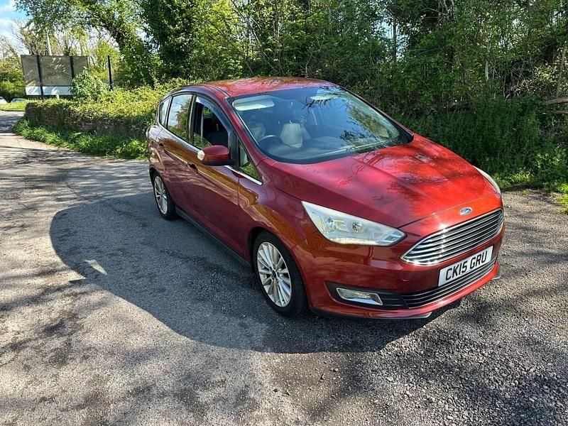 Second-hand Ford C-MAX Titanium 125 CP (91 kW) 2015 Roșu Monovolum