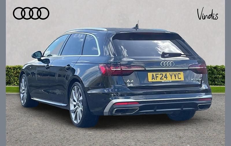 Used Audi A4 S-Line 200 HP (147 kW) 2024 Black Estate