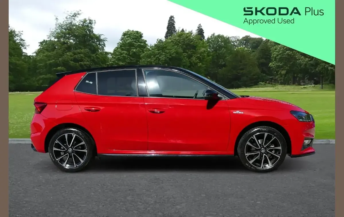 Used Skoda Fabia Monte Carlo 147 HP (108 kW) 2024 Red Hatchback