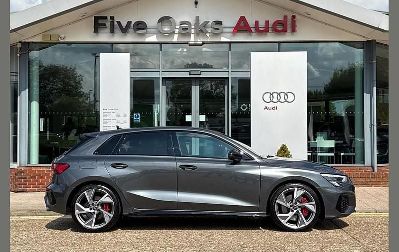 Grey Used 2023 Audi S3 Black Edition Hatchback | £37,150 (Expensive) - Image 1/4