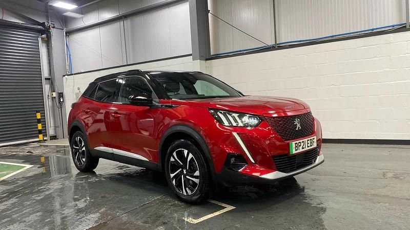 Red Used 2021 Peugeot e-2008 GTi SUV | £10,998 (Fair price) - Image 1/3