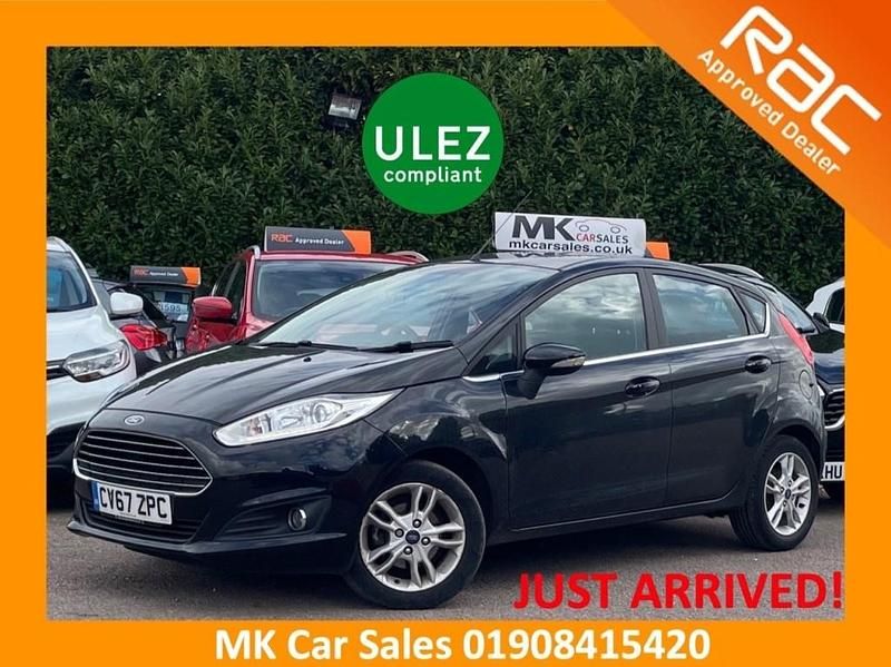 Black Used 2017 Ford Fiesta Zetec Hatchback | £5,895 (Good price) - Image 1/3