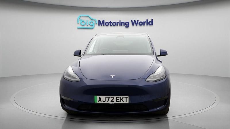 Used Tesla Model Y Long Range AWD 378 kW (514 HP) 2022 Blue SUV