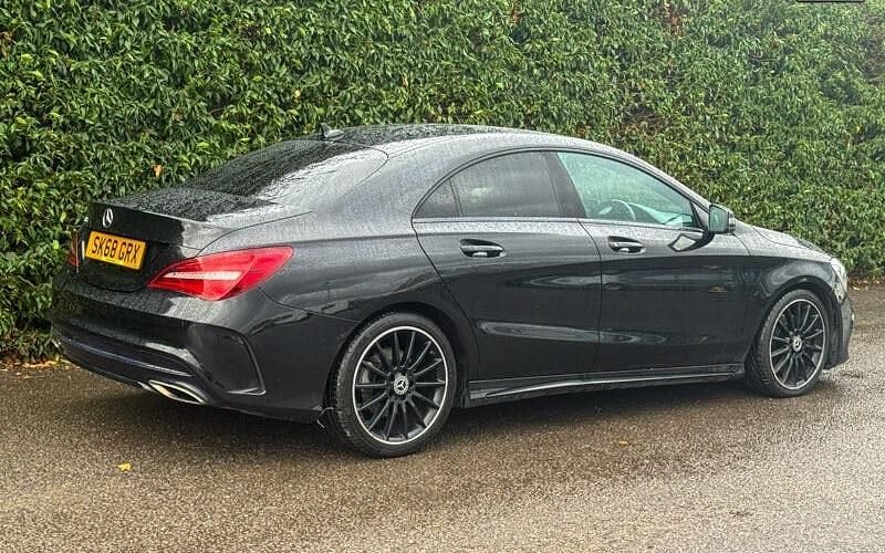 Used Mercedes CLA220 AMG line 177 HP (130 kW) 2018 Black Sedan