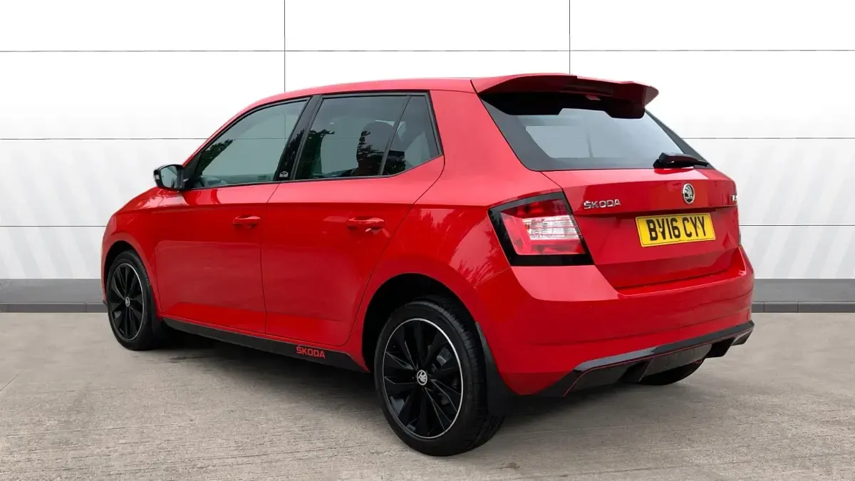 Used Skoda Fabia Monte Carlo 110 HP (80 kW) 2016 Red Hatchback