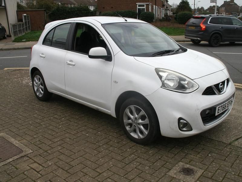 Used Nissan Micra Acenta 2016 White Hatchback
