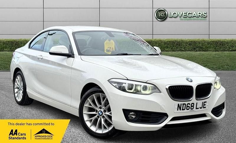 Used BMW 218 Comfort Edition 136 HP (100 kW) 2018 White Coupe